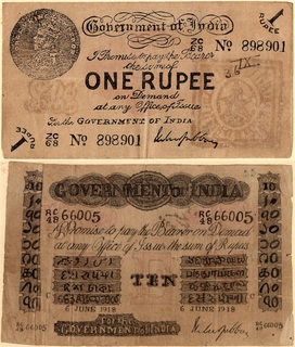 Imitation Banknotes of British India.