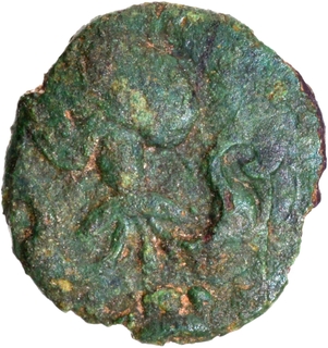  Bust type  Copper Coin of Chandragupta II of Gupta Dynasty.