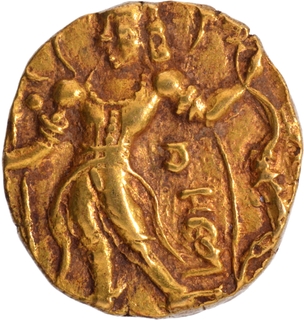 Chandragupta II Gold Dinar Coin of Gupta Dynasty of Archer type.