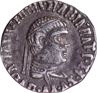 Silver Drachma Coin of Apollodotus II of Indo Greeks.