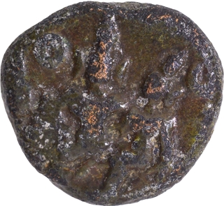 Copper Kasu Coin of Sasashivaraya of Vijayanagara Empire.