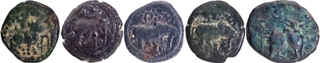 Grooup of Copper Coin of Pandyas and Vijayanagara Empire.