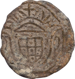  Tin 20 Bazarucos 1776 AD Coin of Jose (Joseph) of Diu Indo-Portuguese.