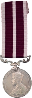 Silver Medal of King George V of Indian Army Meritorious Service.