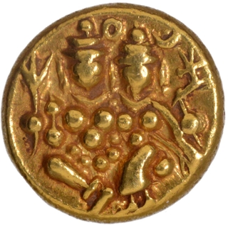 Lovely Detail, Gem UNC Condition Mysore Kingdom Gold Pagoda Coin of Haidar Ali.