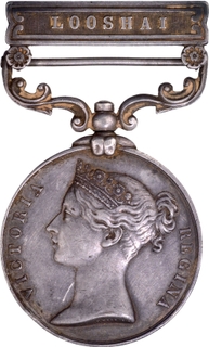 Extremely Rare Victoria Queen of India General Service Silver Medal.