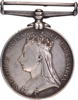 Second Afghanistan War Silver Medal of Victoria Queen of 1881.