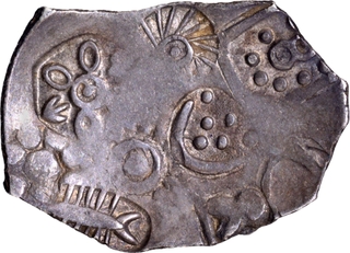 Series I Punch Marked Karshapana Silver Coin of Magadha Janapada.