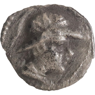 Eucratides I Silver Obol Coin of Indo Greeks.