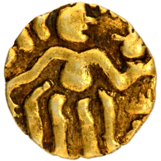 Ceylon Gold Aka Coin of Rajaraja I of Chola Dynasty.