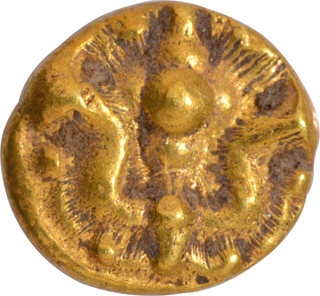 Very Rare Gold Quarter Pagoda Coin of Silaharas of Karad.