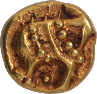 Rare Gold Fanam Coin of Western Ganga Dynasty.