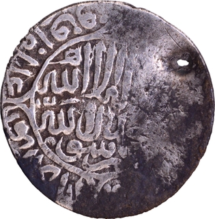 Silver Shahrukhi Coin of Babur of Kabul Mint Badshah Ghazi type.