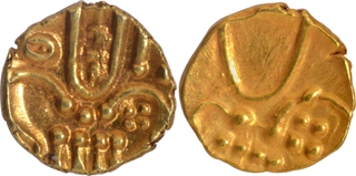 Chitradurga Nayakas & Coorg, Gold Fanam (2) Coins