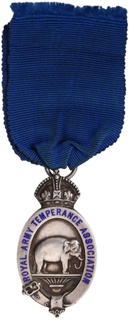 Silver Medal of Army Temperance Association.