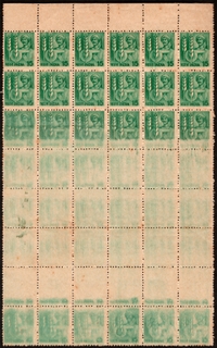 Printing Error in Definitive Series of 15 Paisa of 1982 Technology in Agriculture Issue.