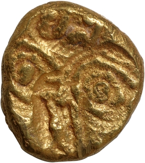 Gold Pagoda Punch Marked Coin of Telugu Chodas of Nellore.