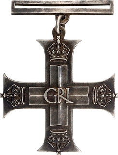 Silver Military Cross Medal of King George VI of 1944.