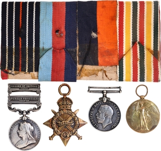 Group of Four British War & Service Medals.