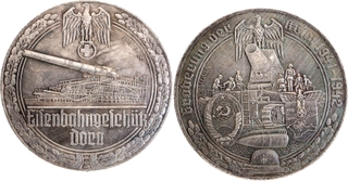 World War II Commemorative German Silver Medals.