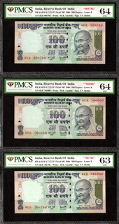 786 Series Fancy Number Hundred Rupees Banknotes of Republic India Signed by Y V Reddy of 2006.