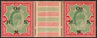 King Edward 1905 stamps of British India.