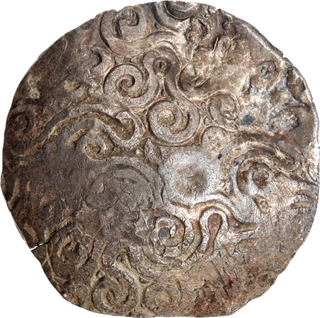 Punch Marked Silver Vimshatika Coin of Panchala Janapada.