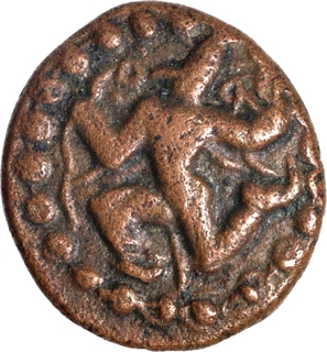 Copper Kasu Coin of Banas of Madurai.