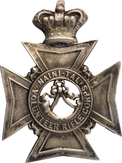 Nainital Volunteer Rifles Uniform Shoulder Belt Badge.