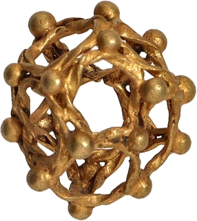 Very Rare Primitive Money Gold Ball of Rigvedic Period.