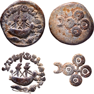 Exceedingly Rare Lead Coin of Yajna Sri Satakarni of Satavahanas.