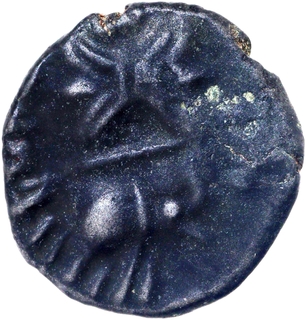 Nahapana Potin Coin of Western Kshatrapas.