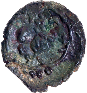 Copper Alloy Coin of Eastern Chalukyasf of Vengi.