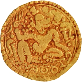 Gold Pagoda Coin of Kadambas of Hangal.