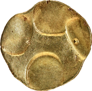 Punch Marked Gold Pagoda Coin of Paramaras of Vidarbha.