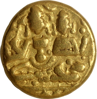 Hari Hara II Gold Half Varaha Coin of Vijayanagara Empire.