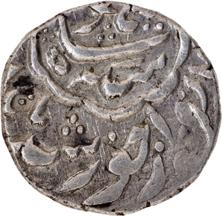 Sind Amirs of Haidarabad Sind Mint Silver Rupee In the name of  Taimur Shah Durrani Coin.