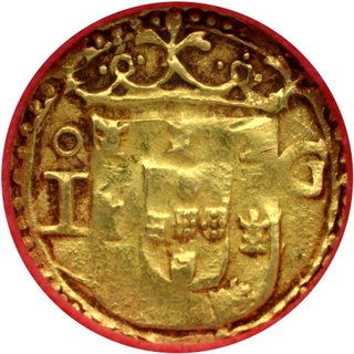 Extremely Rare Gold Pardau Coin of Joao III of Goa of Indo Portuguese.