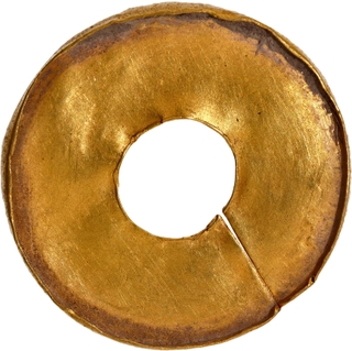 Gold Disk Harappan Primitive Money of  Indus Valley Civilization.