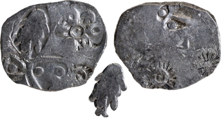 Punch Marked Silver Karshapana Coin of Magadha Janapada of Series 0.