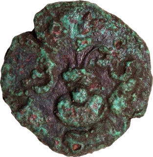 Copper Coin of Chandragupta II of Guptas of Kalasa type.