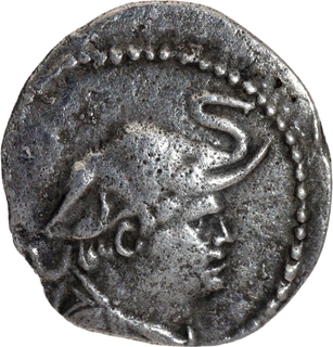 Rare Silver Obol Coin of Demetrios I of Indo Greeks.