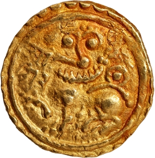 Gold Gadyana Coin of Jayakesin I of Kadambas of Goa.