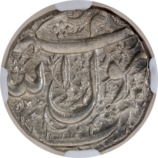  Graded by NGC as MS 61 Jahangir Ahmadnagar Mint type Silver Rupee Coin.