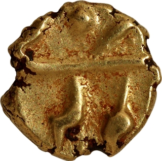 Balapur Mint Gold Fanam Coin of Alamgir II.