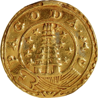 Gold Token Coin of Madras Presidency.