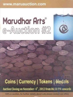 Marudhar Arts Auction catalogue of Coins, Stamps and Note.