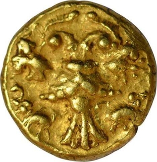 Gold Half Varaha of Vijayanagar Empire of Achutharaya.
