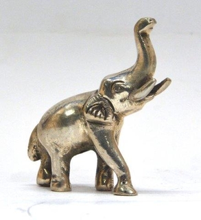 Decorative Silver Elephant