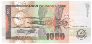 One Thousand Escudos Bank Note of Cape Verde.